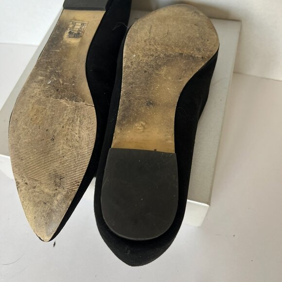 Forever 21 Black Suede Flats - Picture 3 of 5